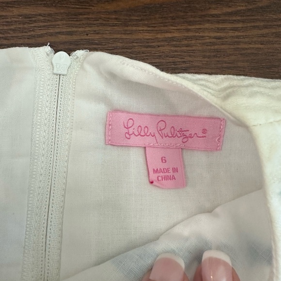 Lilly Pulitzer White Kids Dress - Picture 4 of 5